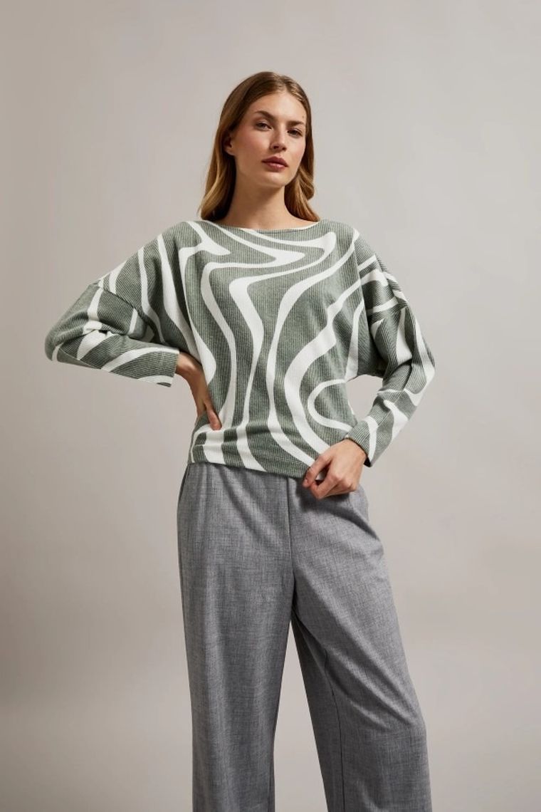 Bluza damska, khaki, Moodo