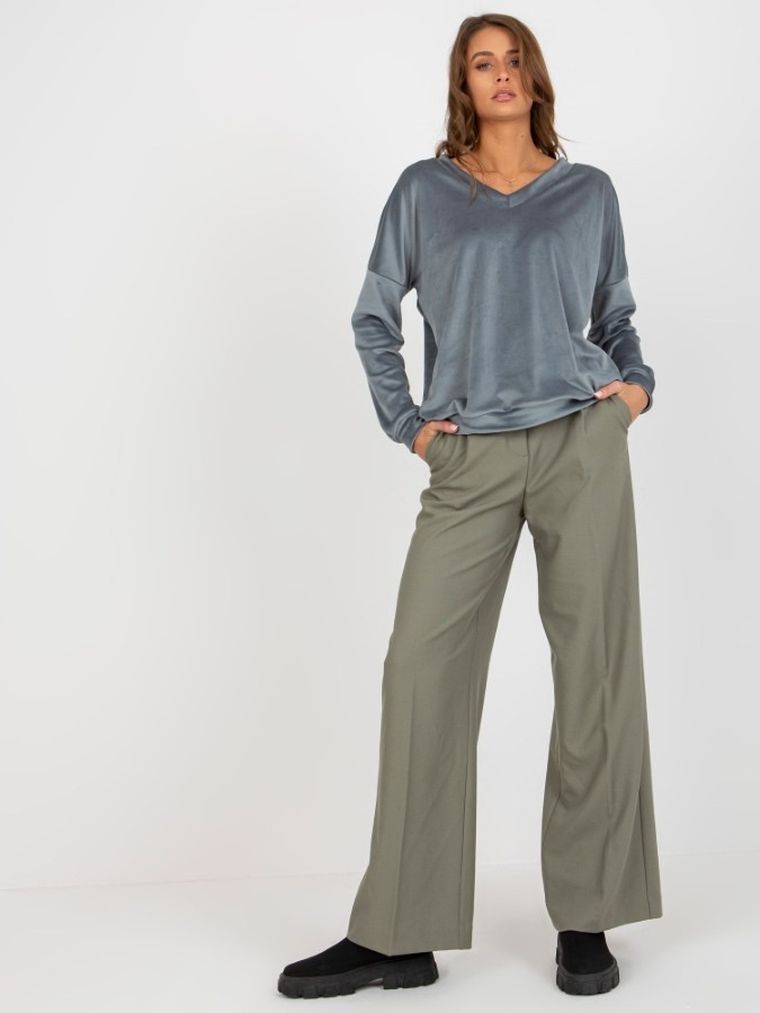 Bluza damska, niebieska, Relevance