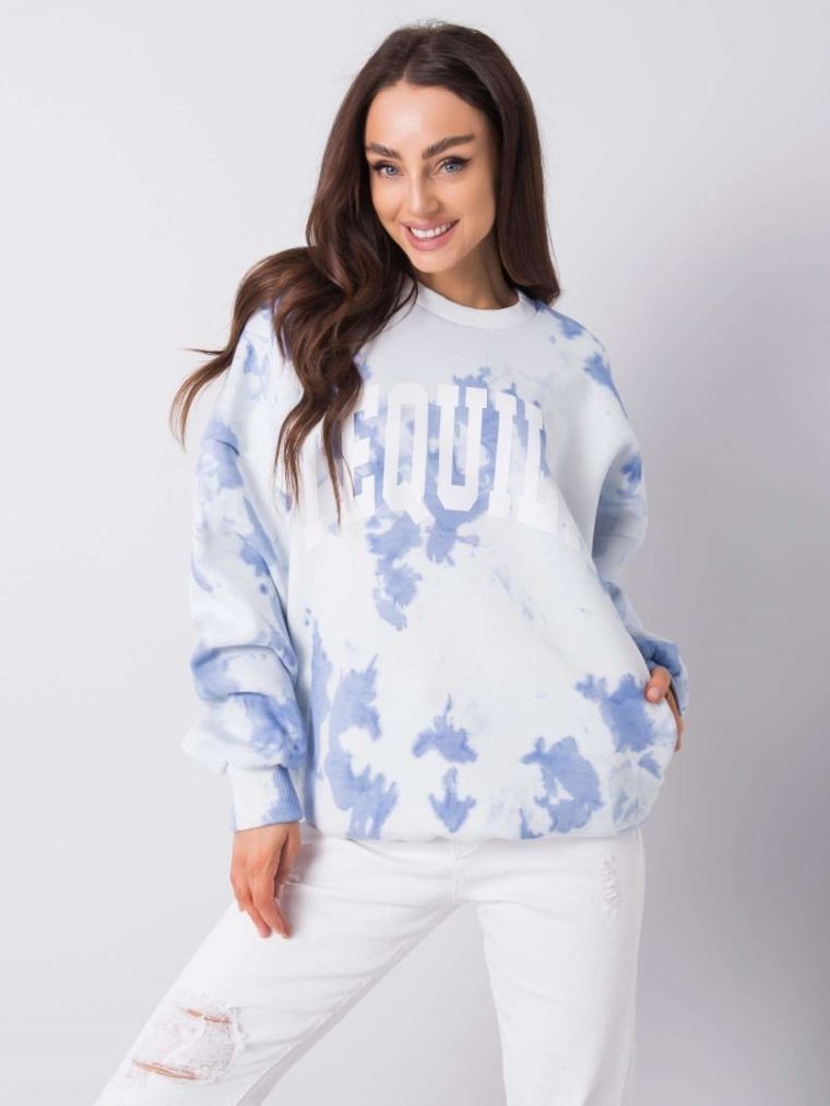 Bluza damska, niebieska, Rue Paris