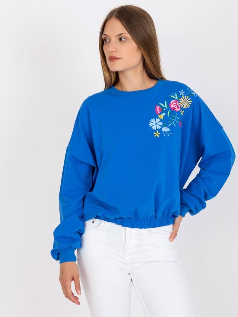 Bluza damska, niebieska, Rue Paris
