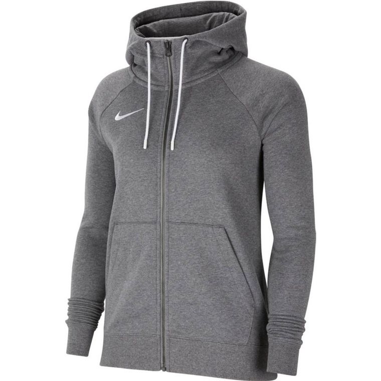Bluza damska z kapturem, rozpinana, szara, Nike Park 20 Fleece FZ Hoodie