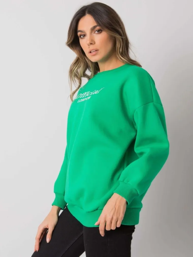 Bluza damska, zielona, Ex Moda