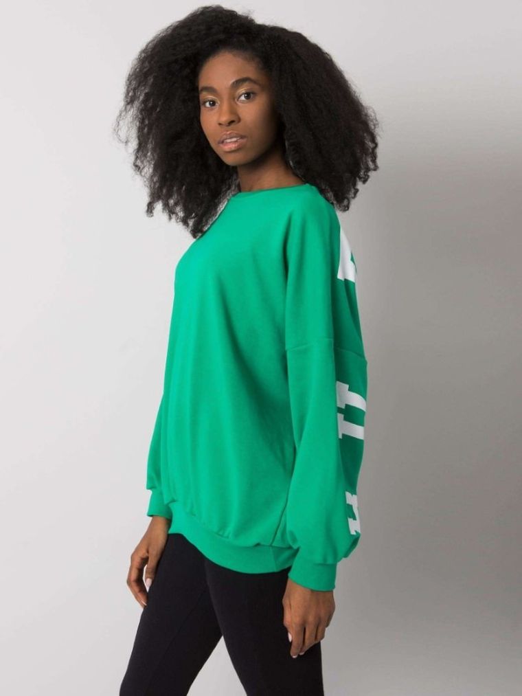 Bluza damska, zielona, Ex Moda