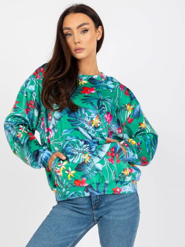 Bluza damska, zielona, Rue Paris