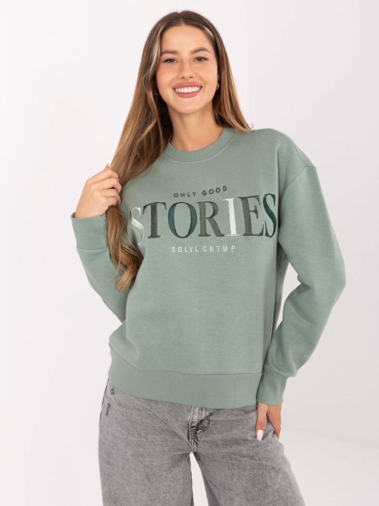 Bluza damska, zielona, Sublevel