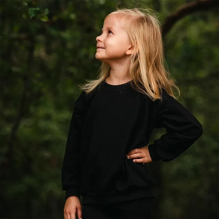 Bluza dziecięca, czarna, Eevi