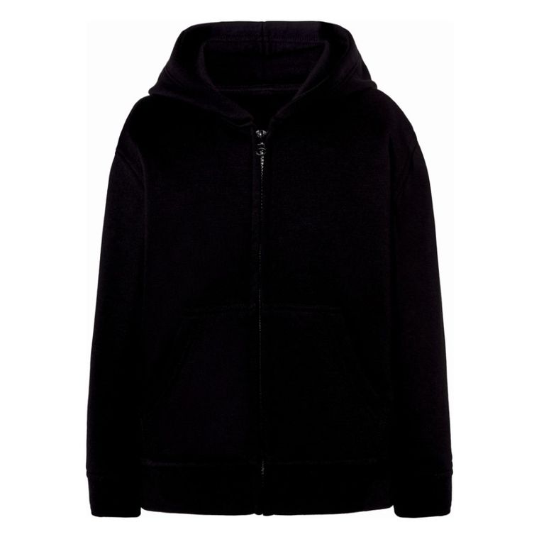 Bluza dziecięca z kapturem, rozpinana, czarna, Tup Tup