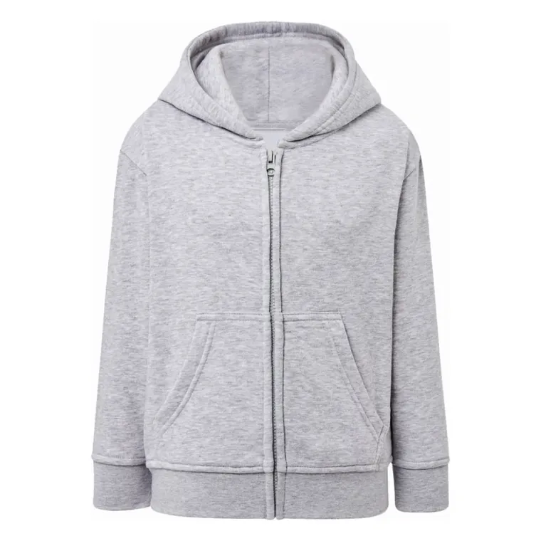 Bluza dziecięca z kapturem, rozpinana, szara, Tup Tup