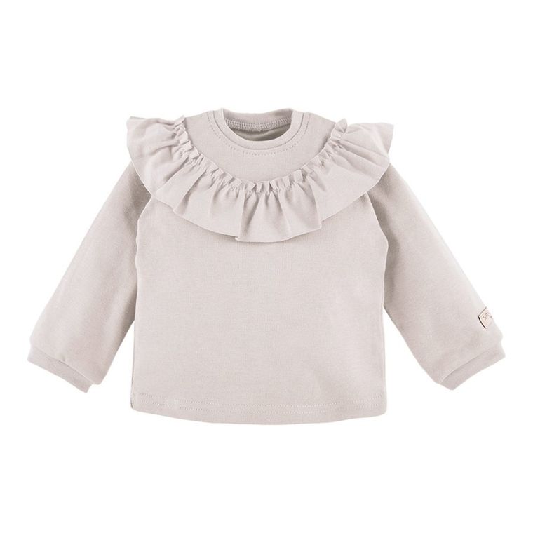 Bluza dziewczęca, beżowa, Eevi