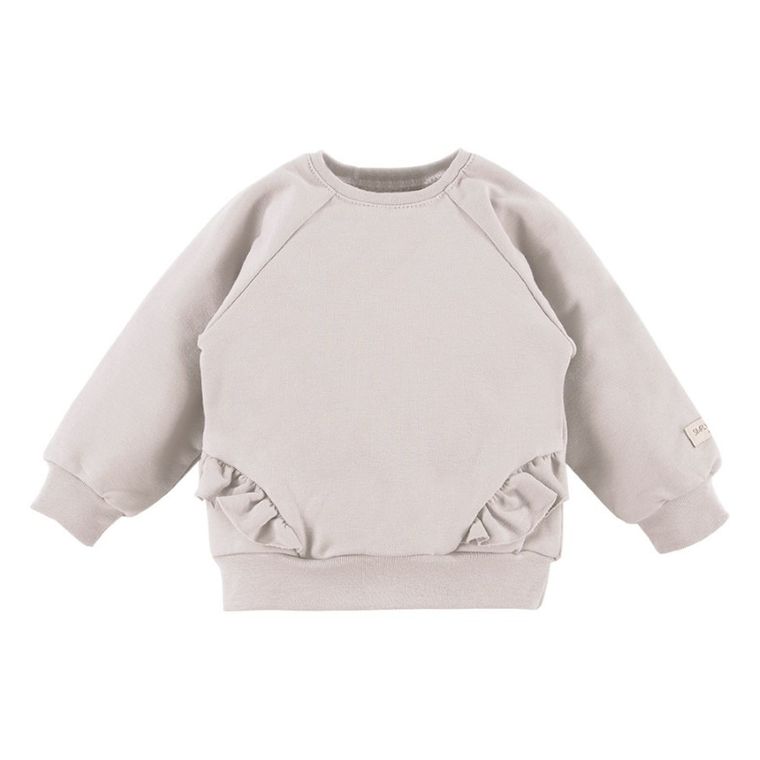 Bluza dziewczęca, beżowa, Eevi