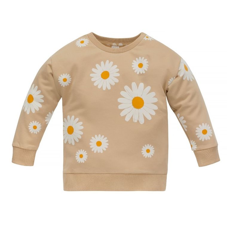 Bluza dziewczęca, beżowa, Pinokio