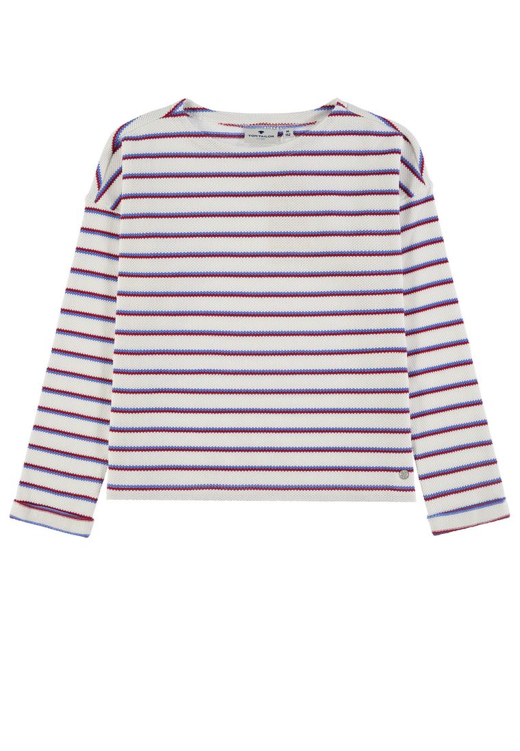 Bluza dziewczęca, biała, Tom Tailor