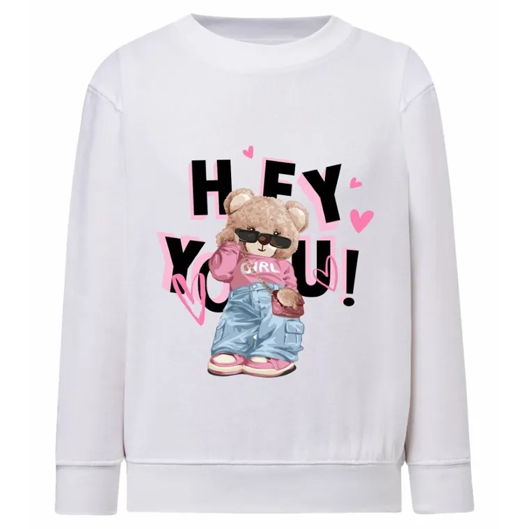 Bluza dziewczęca, biała, Tup Tup