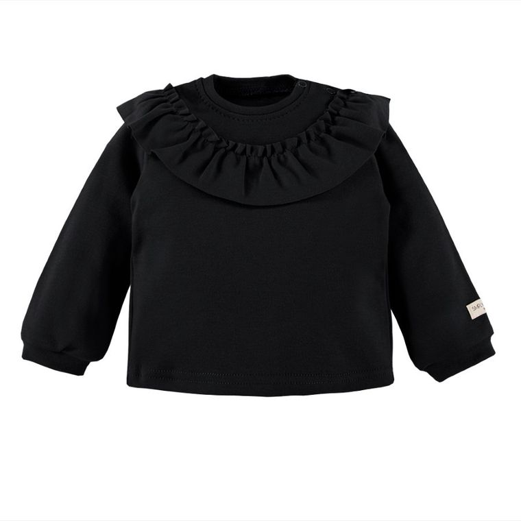 Bluza dziewczęca, czarna, Eevi