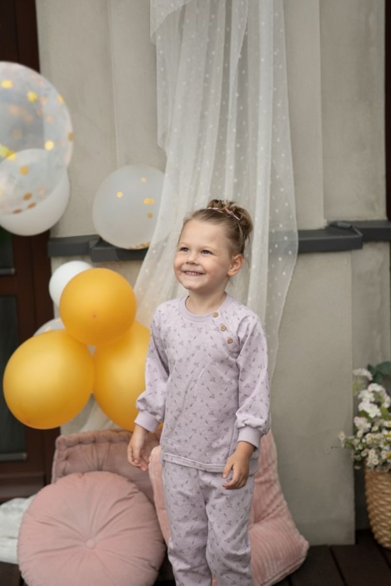 Bluza dziewczęca, fioletowa, Charlotte, Pinokio