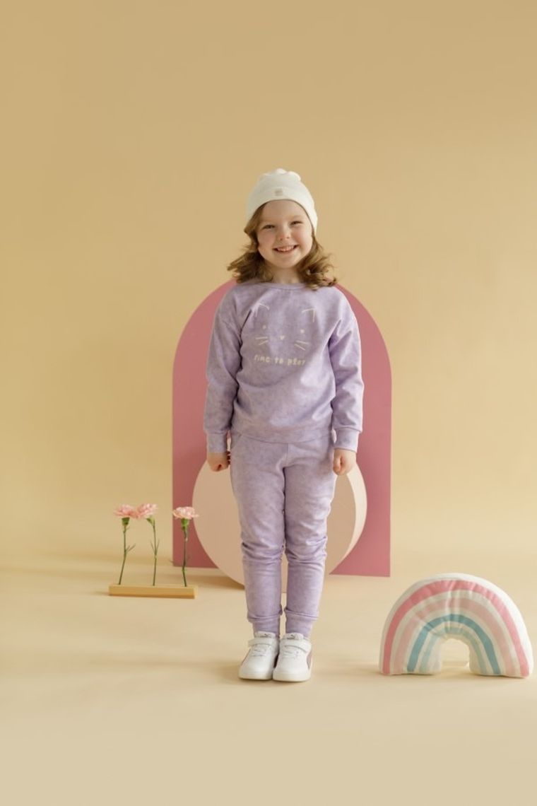 Bluza dziewczęca, fioletowa, Pinokio