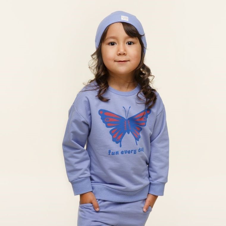 Bluza dziewczęca, fioletowa, Pinokio