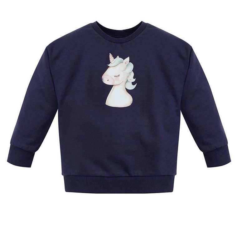 Bluza dziewczęca, granatowa, Pinokio