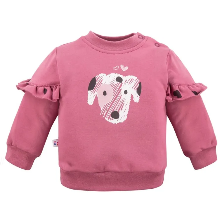 Bluza dziewczęca, różowa, Eevi
