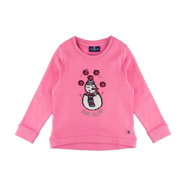 Bluza dziewczęca, różowa, Tom Tailor