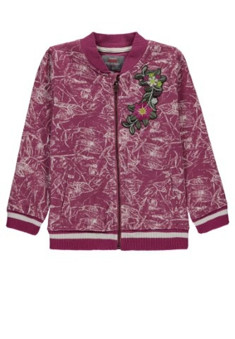 Bluza dziewczęca, rozpinana bomberka, mix, Kanz