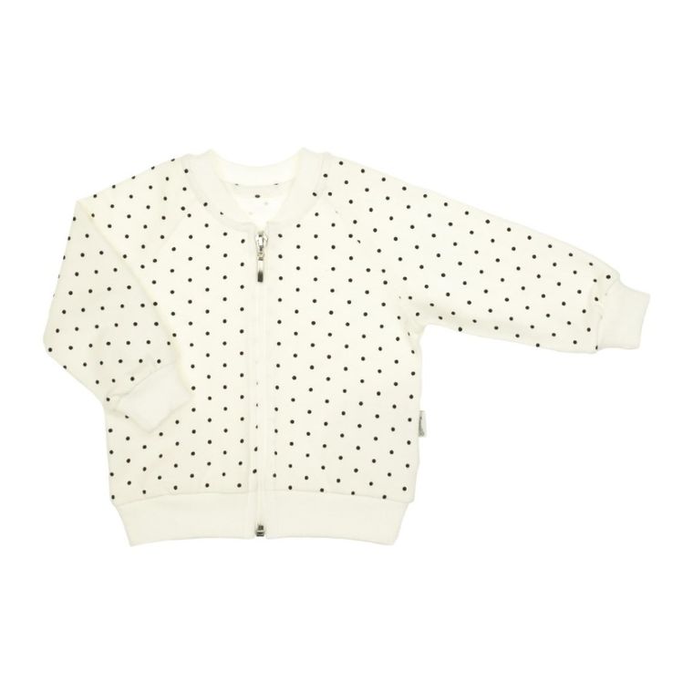 Bluza dziewczęca, rozpinana, ecru, Nicol