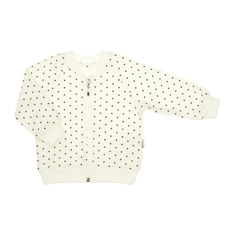 Bluza dziewczęca, rozpinana, ecru, Nicol