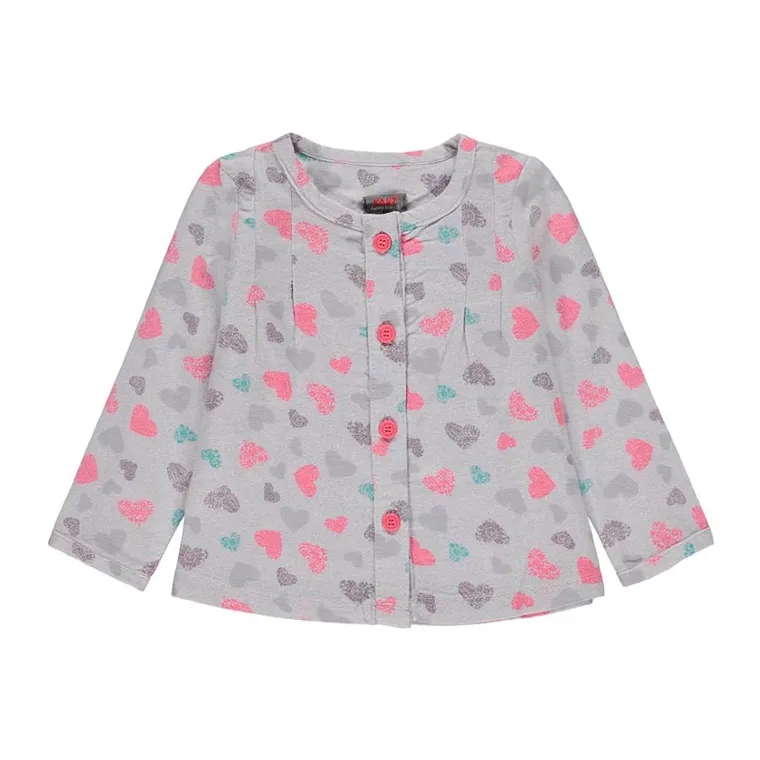 Bluza dziewczęca, rozpinana, mix, Kanz