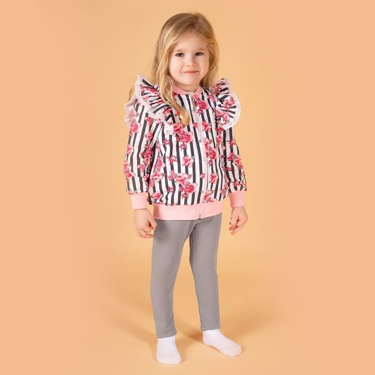 Bluza dziewczęca, rozpinana, mix, Nicol