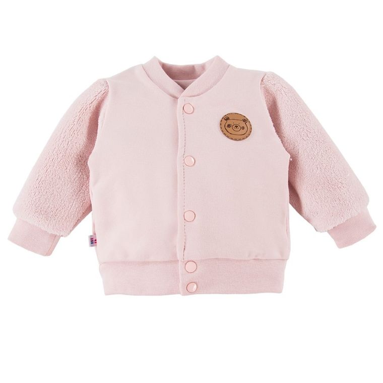 Bluza dziewczęca, rozpinana, różowa, Big Bear, Eevi
