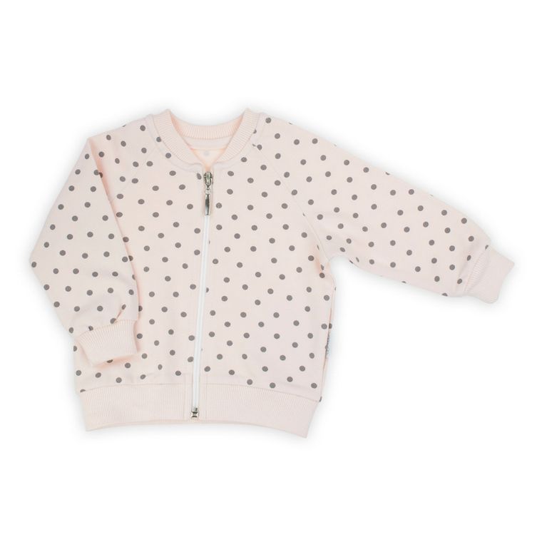 Bluza dziewczęca, rozpinana, różowa, Nicol