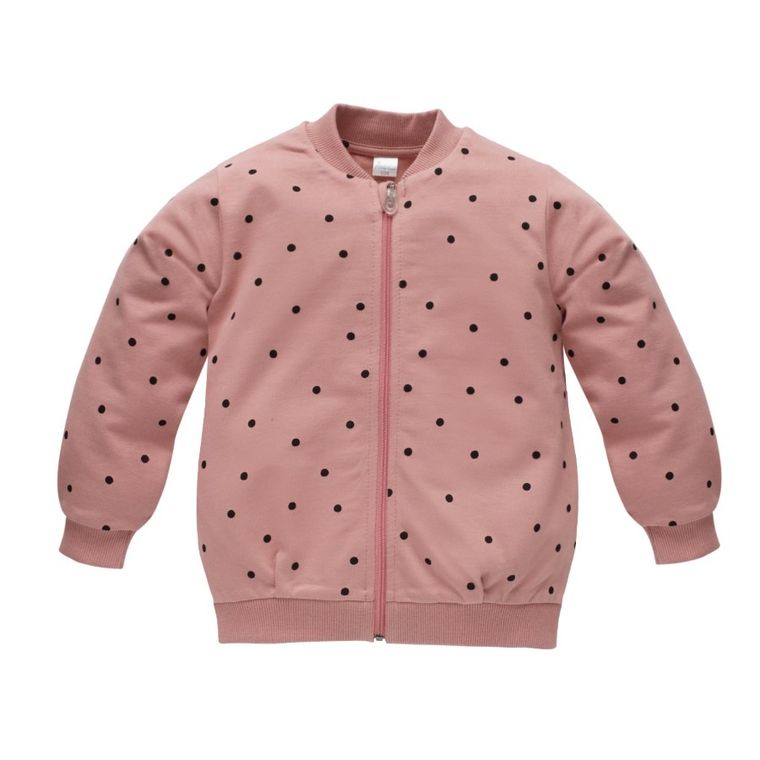 Bluza dziewczęca, rozpinana, różowa, Pinokio