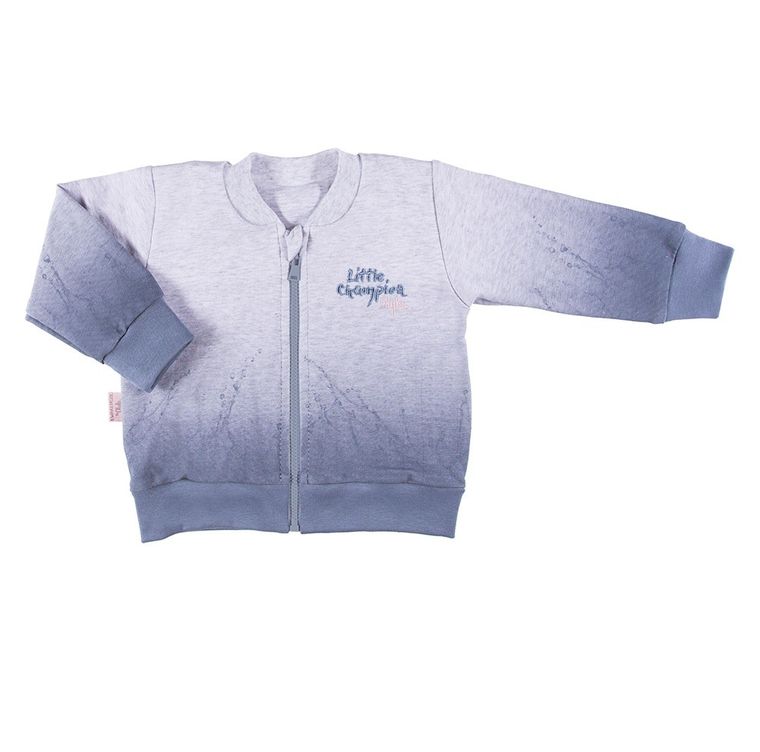 Bluza dziewczęca, rozpinana, szara, Eevi