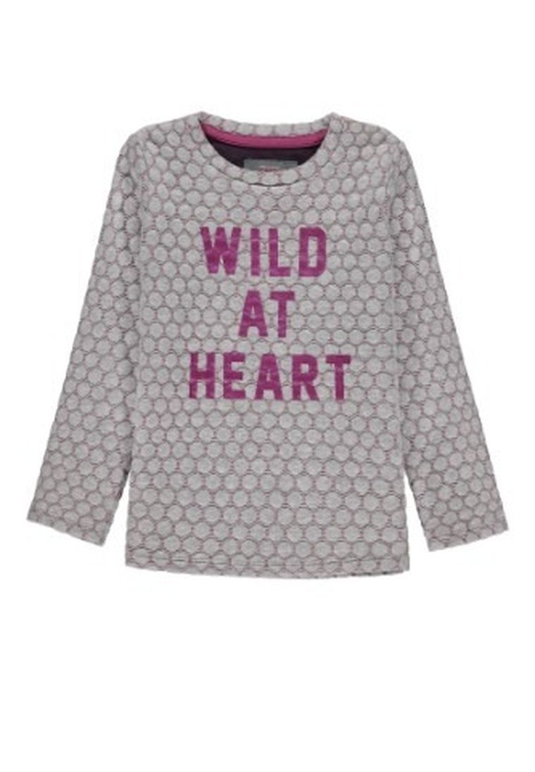 Bluza dziewczęca, szara, Kanz