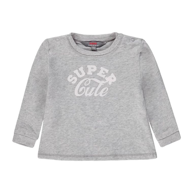 Bluza dziewczęca, szara, Kanz