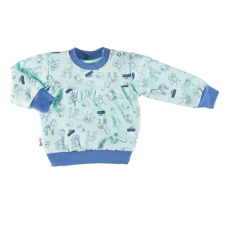 Bluza dziewczęca, turkusowa, Eevi