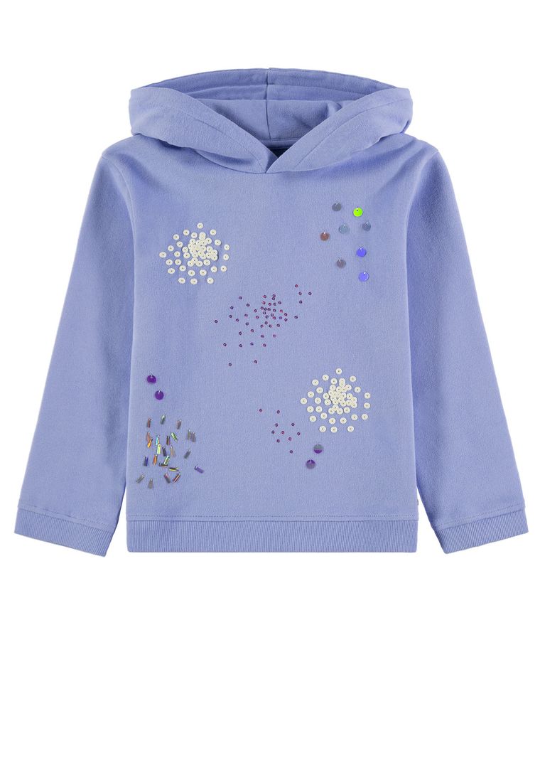 Bluza dziewczęca z kapturem, niebieska, Tom Tailor