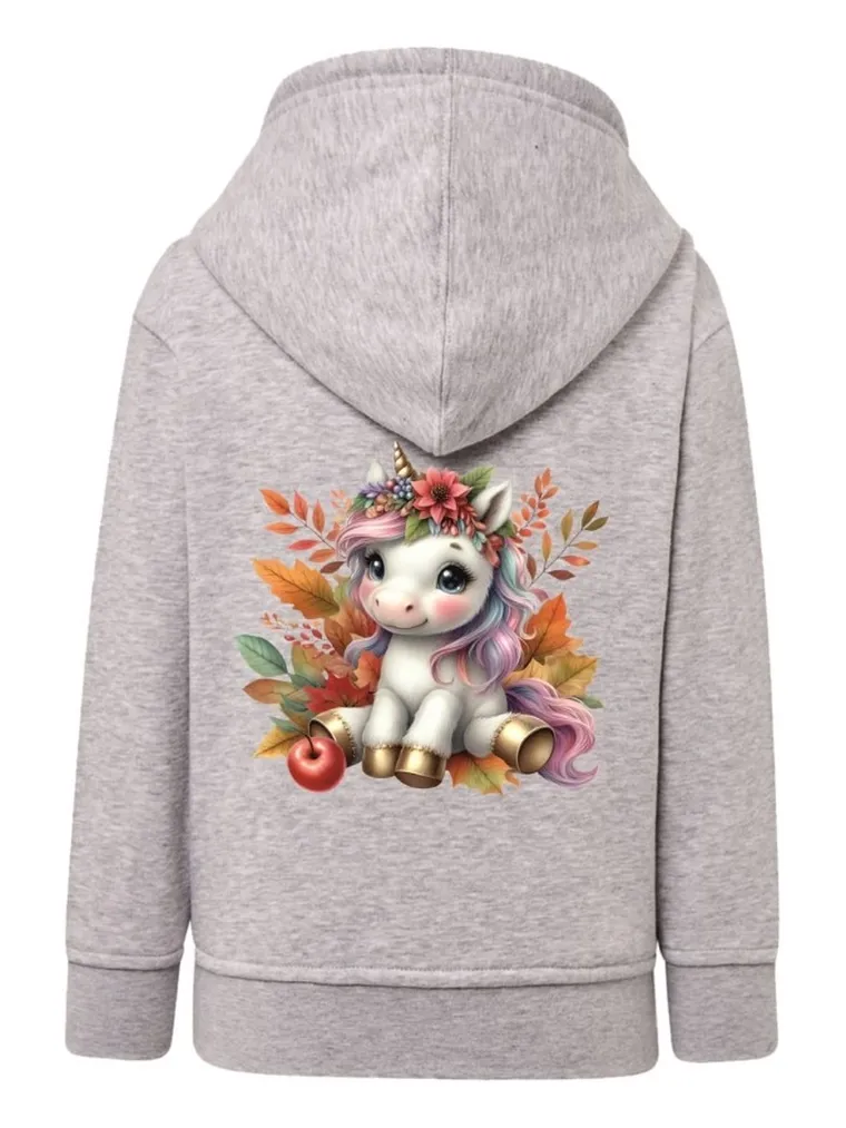 Bluza dziewczęca z kapturem, rozpinana, szara, Tup Tup