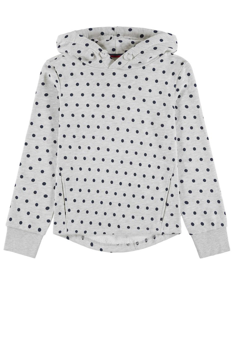 Bluza dziewczęca z kapturem, szara, Tom Tailor