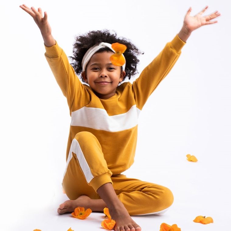 Bluza dziewczęca, żółta, Nicol