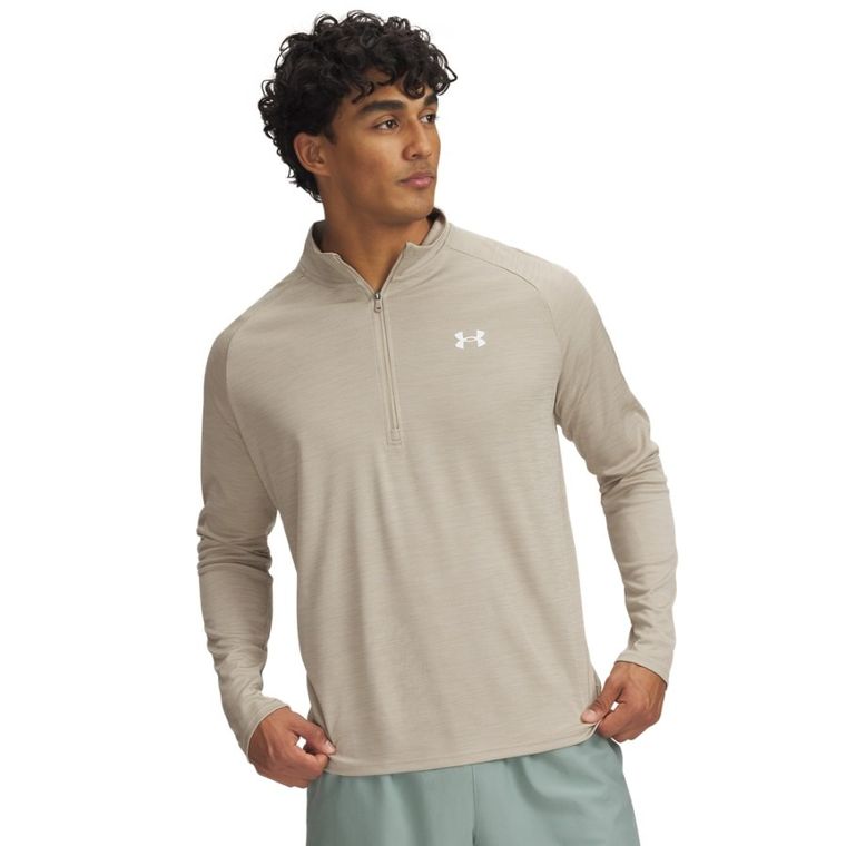 Bluza męska, beżowa, Under Armour