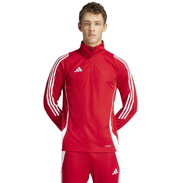 Bluza męska, czerwona, Adidas Tiro