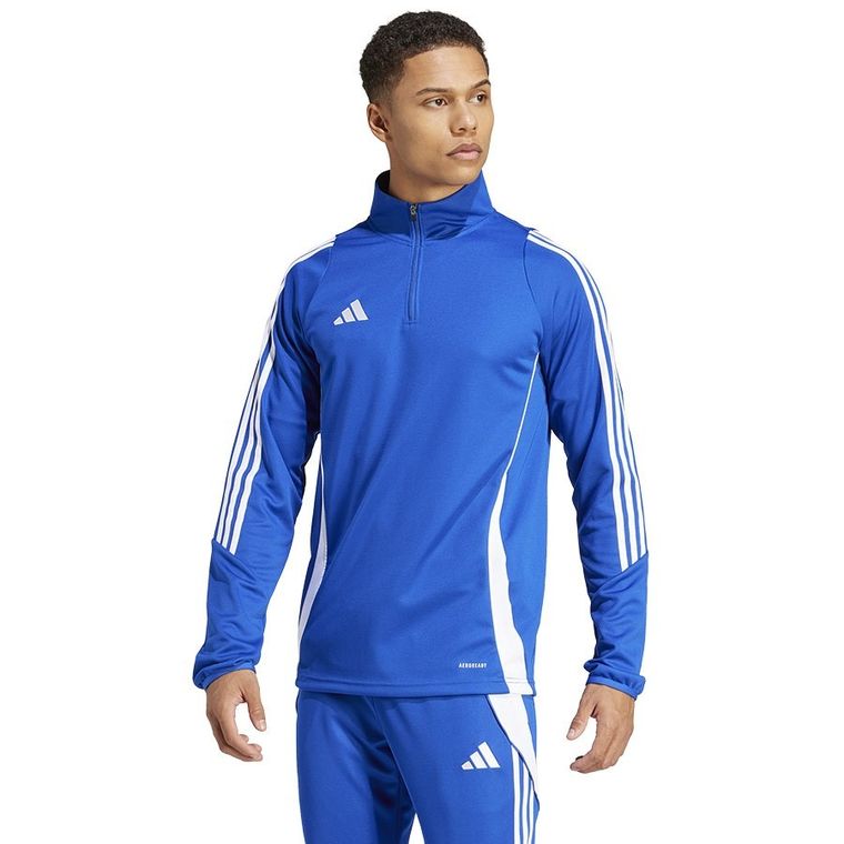 Bluza męska, niebieska, Adidas Tiro