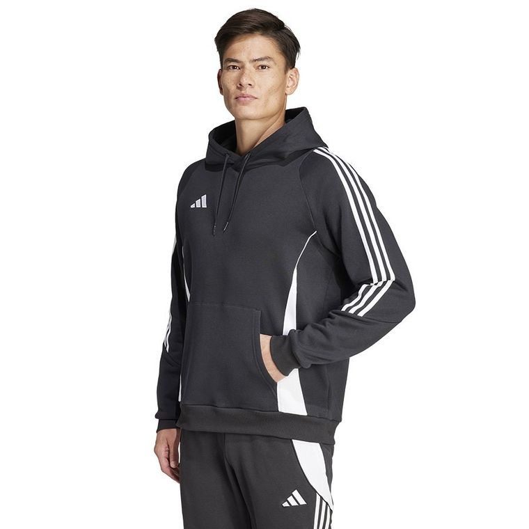 Bluza męska z kapturem, czarna, Adidas