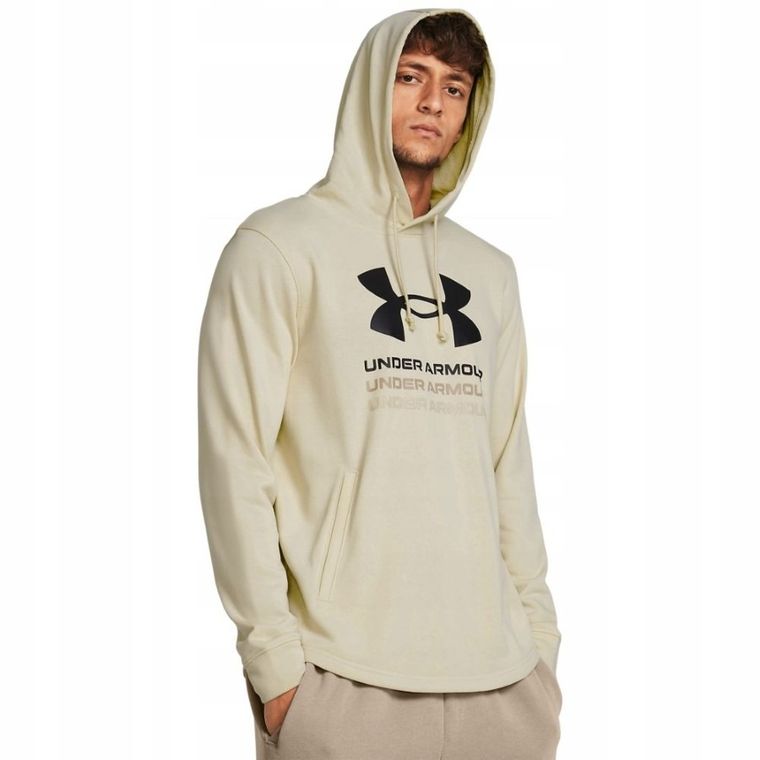 Bluza męska z kapturem, ecru, Under Amour — Under Armour