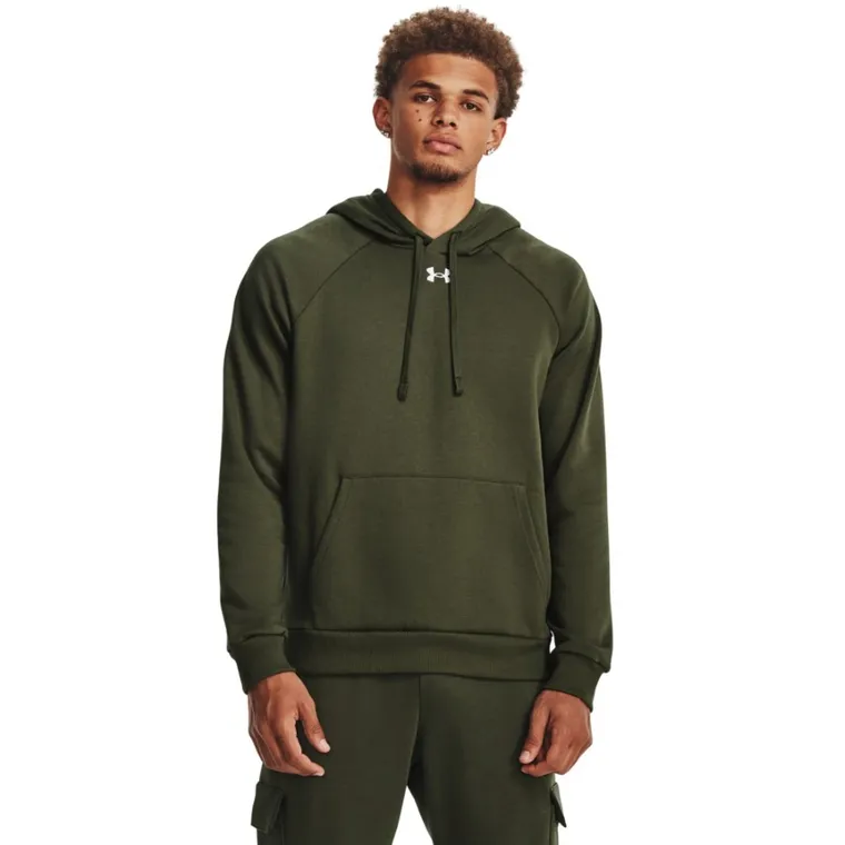 Bluza męska z kapturem, khaki, Under Armour
