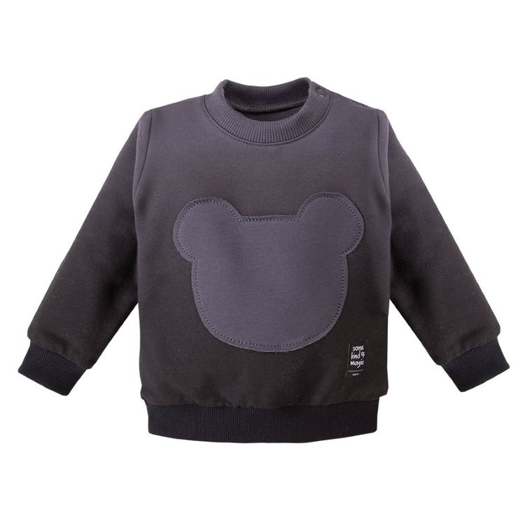 Bluza niemowlęca, ciemnoszara, Eevi