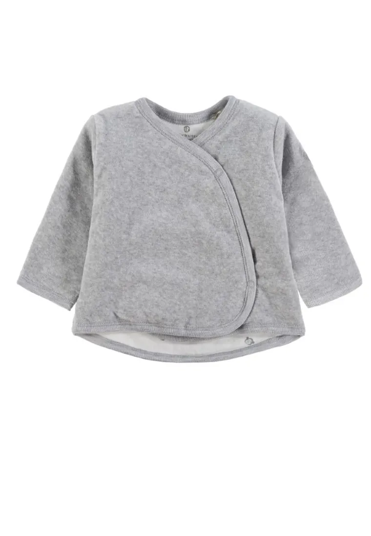 Bluza niemowlęca, rozpinana, szara, Bellybutton