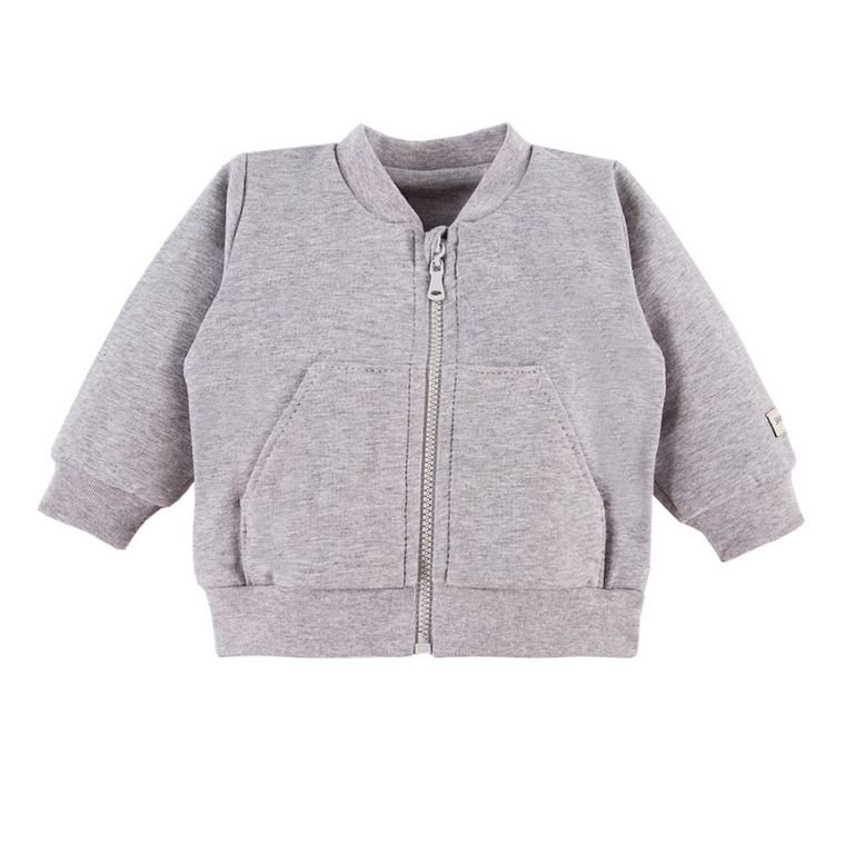 Bluza niemowlęca, rozpinana, szara, Eevi