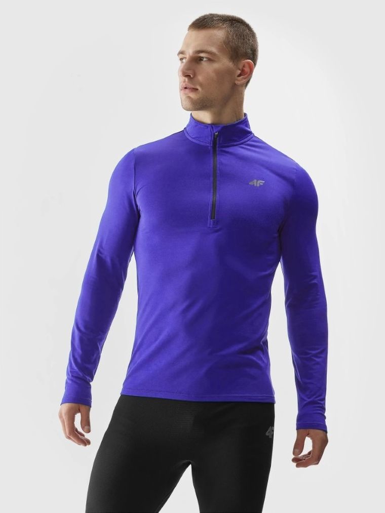 Bluza termoaktywna męska, niebieska, 4F